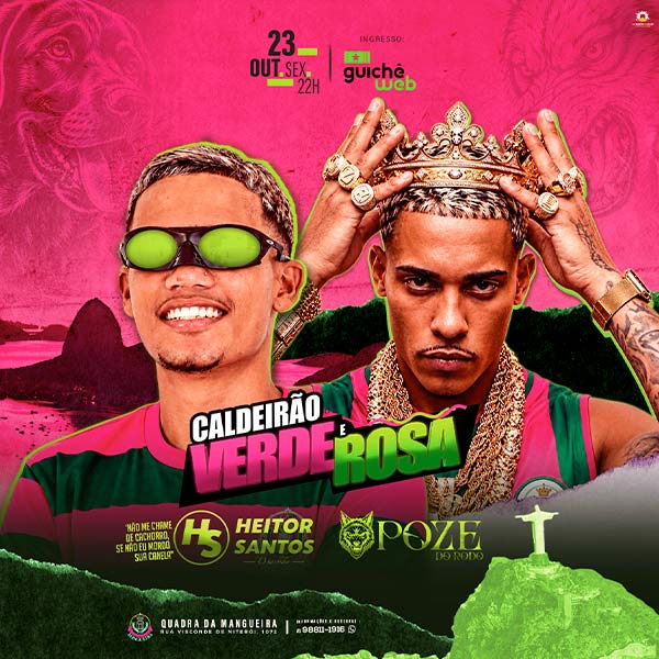Caldeirão Verde e Rosa - Heitor Santos + Poze do Rodo