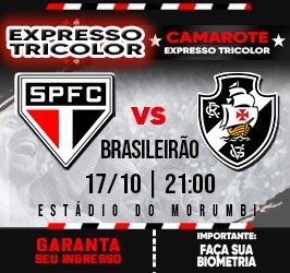 CAMAROTE EXPRESSO TRICOLOR – SPFC X VASCO