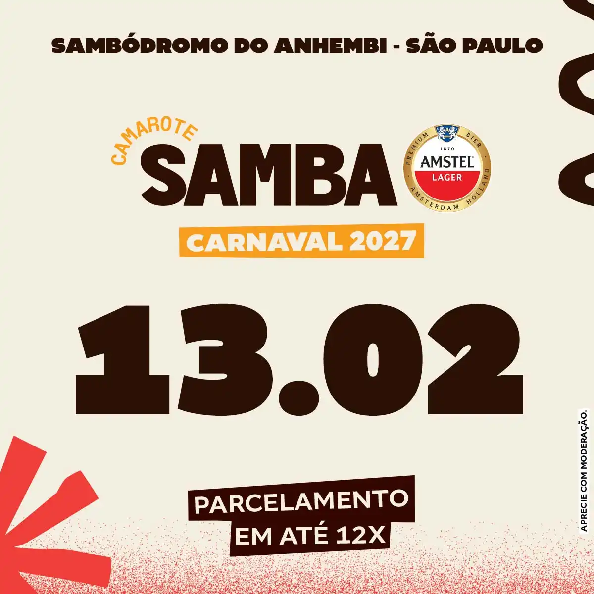 Camarote Samba 2027 Desfile das Campeãs