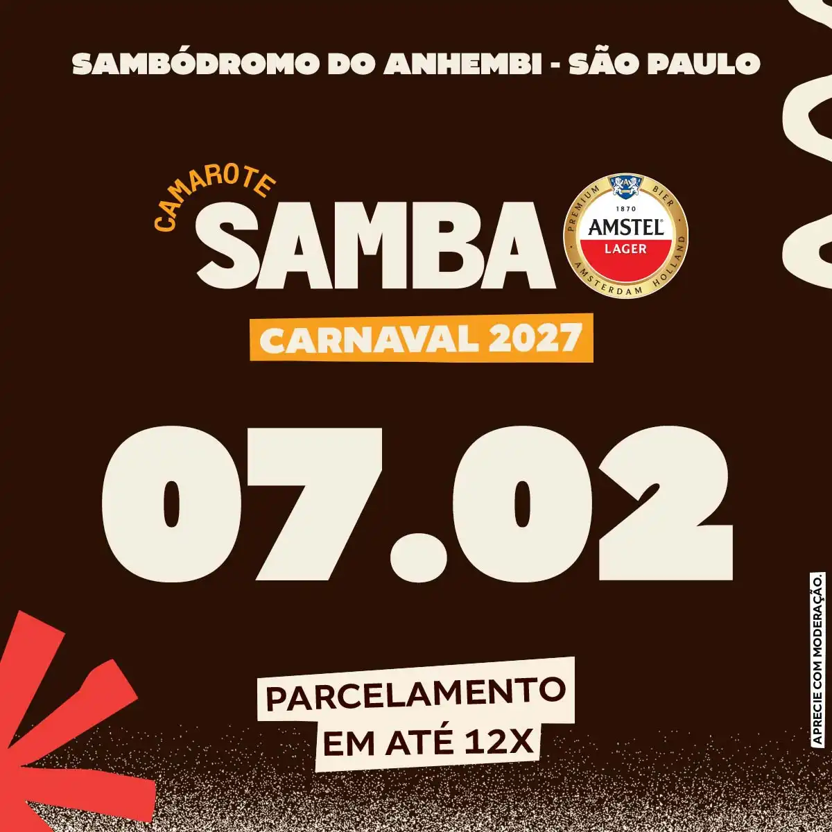 Camarote Samba 2027 Desfile Grupo Acesso Domingo