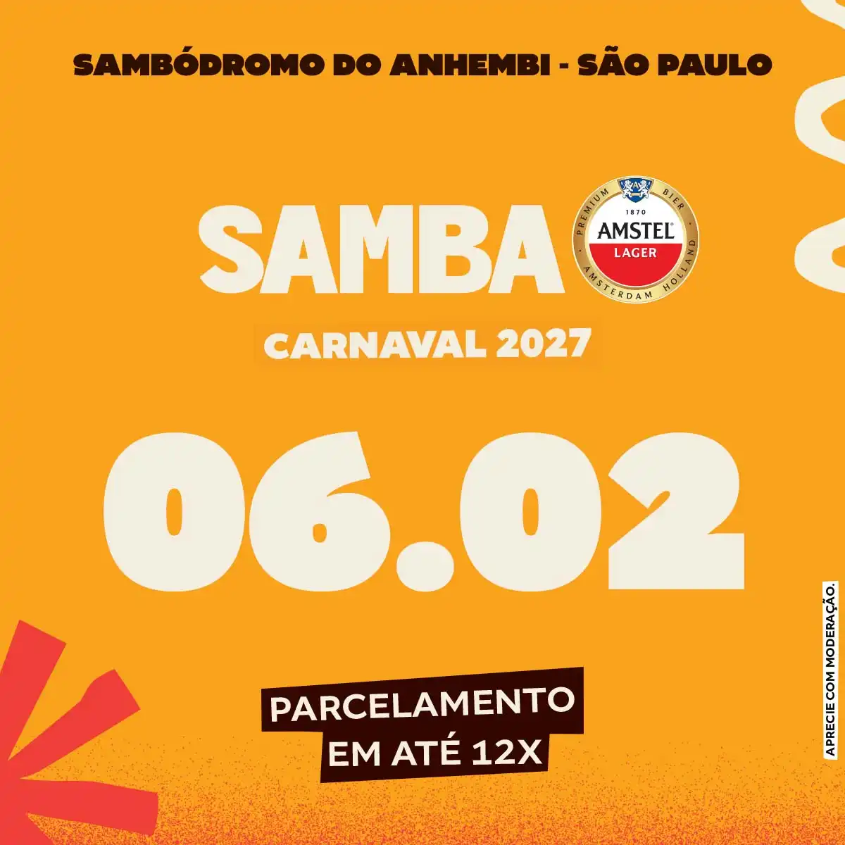 Camarote Samba 2027 Desfile Grupo Especial Sábado