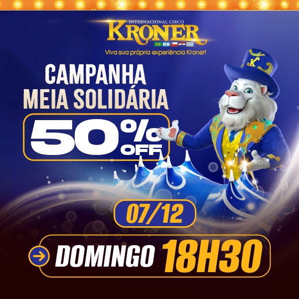 Circo Kroner | Domingo 07.12 às 18h30