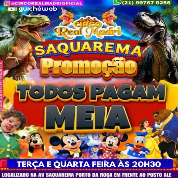 Circo Real Madri | Terça  27.01 às 20h30