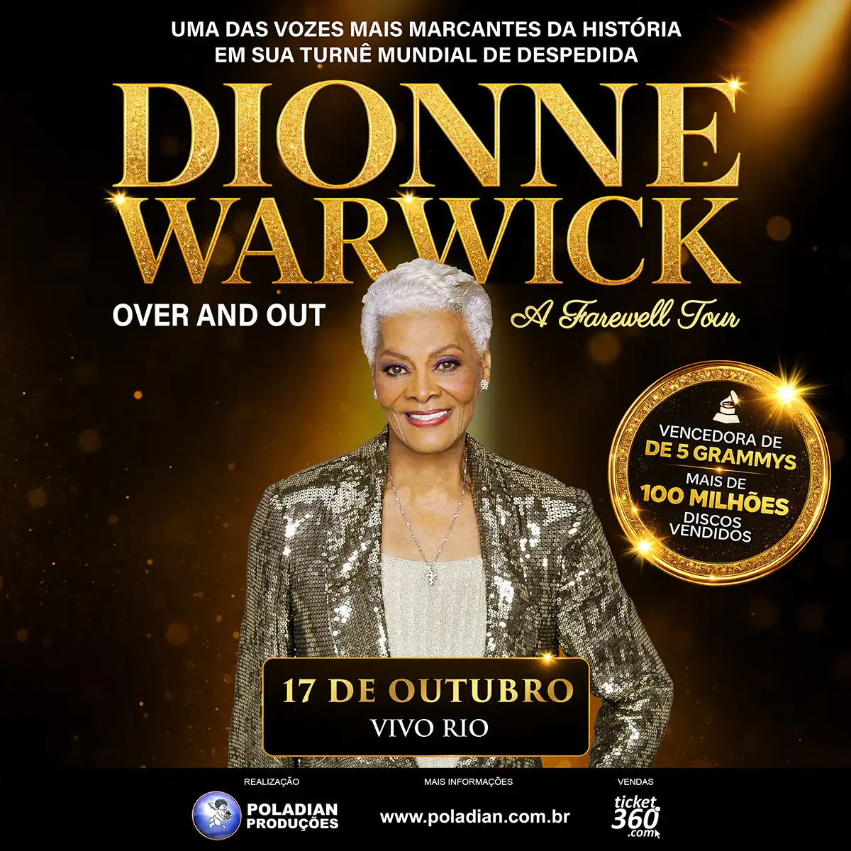 Dionne Warwick Over And Out A Farewell Tour