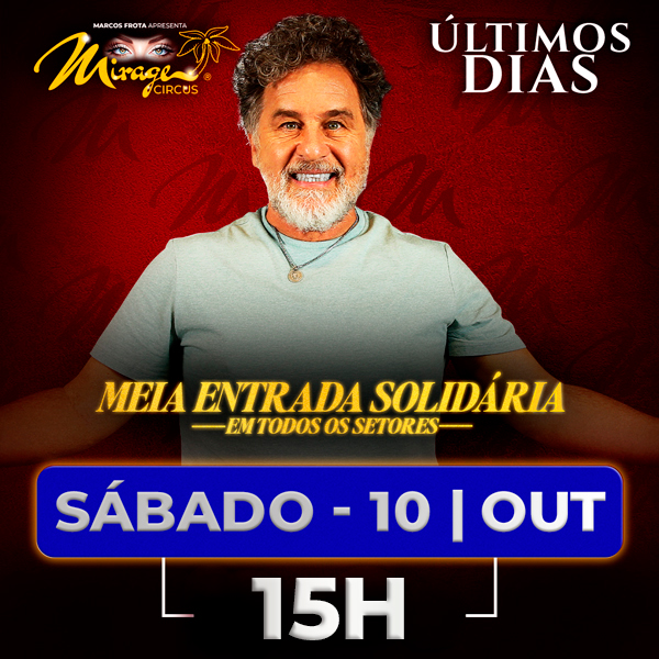 Mirage Circus Sorocaba. SP - 10.OUT às 15h