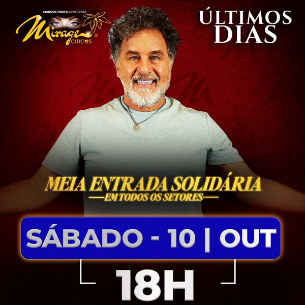 Mirage Circus Sorocaba. SP - 10.OUT às 18h