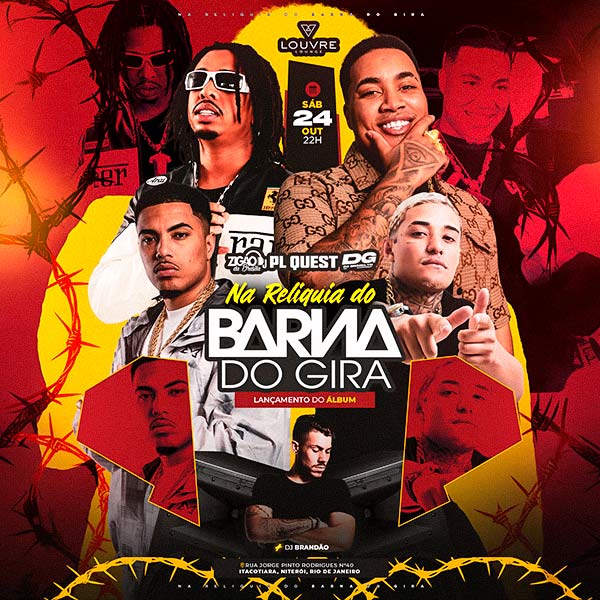 Na Relíquia do Barnabé: Zigão, DG do Brooklyn, Brandão e PL Quest