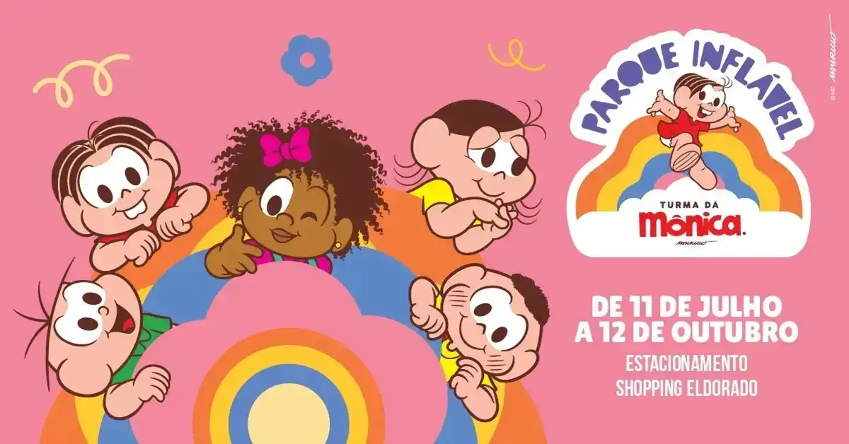 Parque Inflável Turma da Mônica