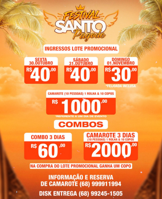 PASSAPORTE - FESTIVAL SANTO PAGODE