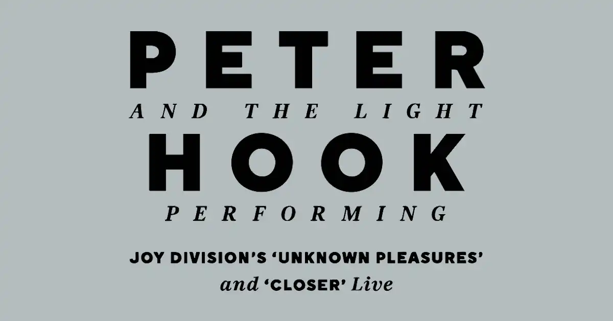 Peter Hook & The Light Performing