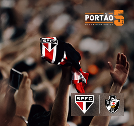 PIZZARIA PORTÃO 5 – SPFC X VASCO DA GAMA