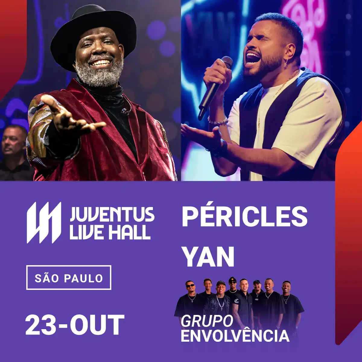 Péricles, Yan e Grupo Envolvência