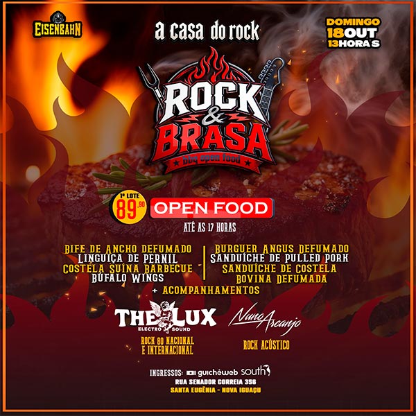 Rock e Brasa BBQ Open Food