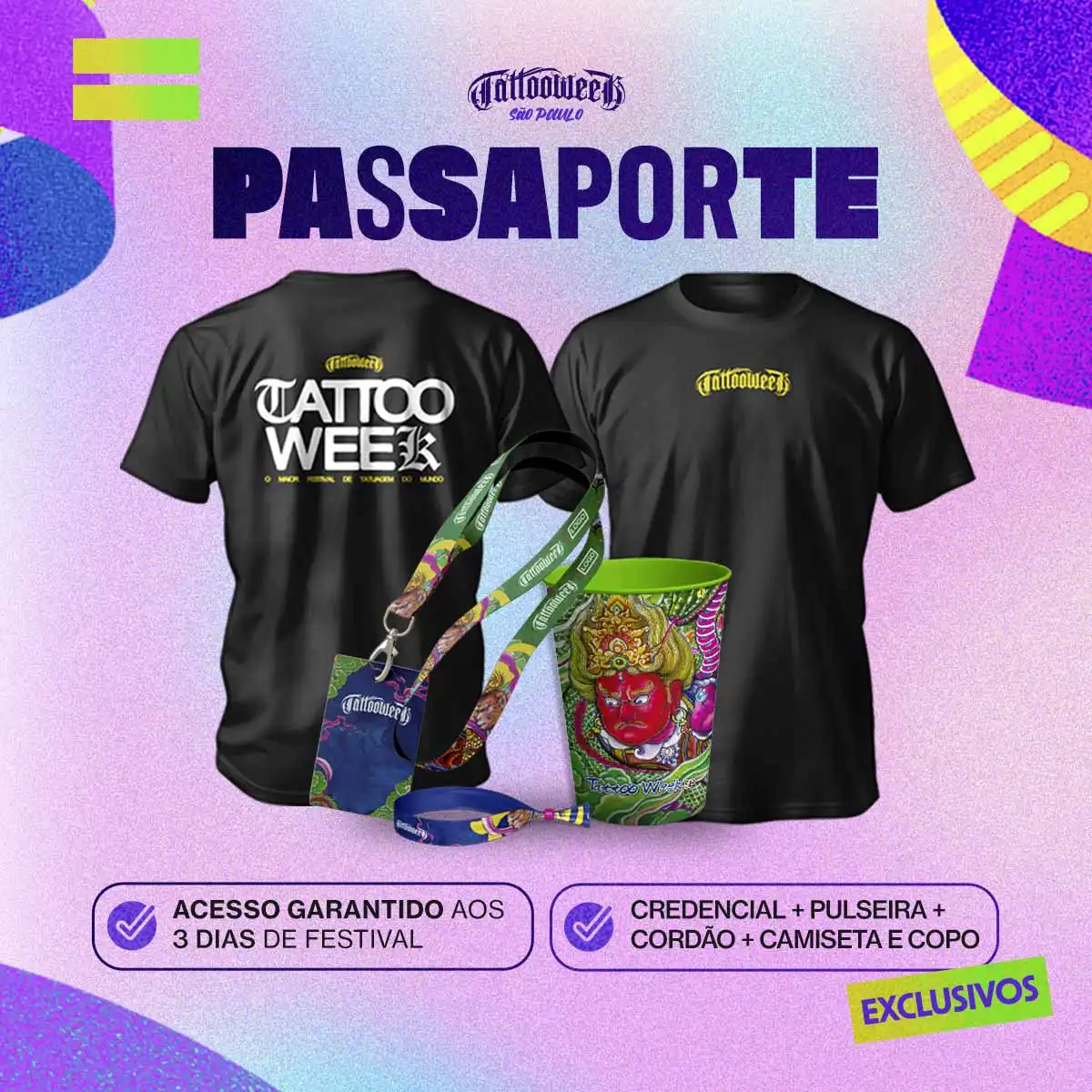 Tattoo Week São Paulo 2026 Passaporte 3 Dias
