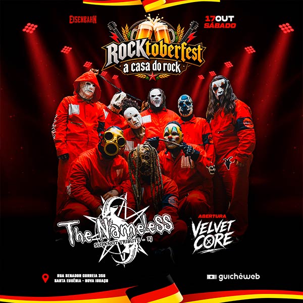 The Nameless (Tributo ao Splipknot) + Banda Velvet