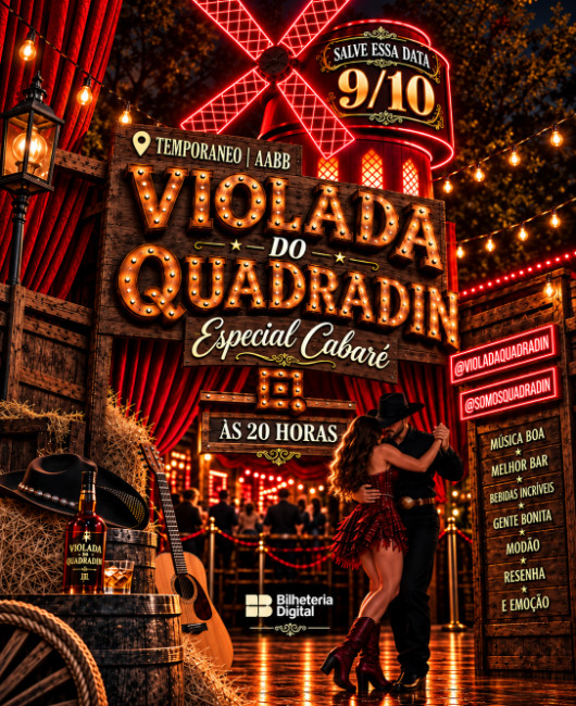 VIOLADA DO QUADRADIN - ESPECIAL CABARÉ